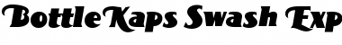 Download BottleKaps Swash ExpItalic Regular Font Title Preview