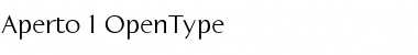 Download Aperto Regular Font Title Preview