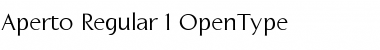 Download Aperto Regular Font Title Preview