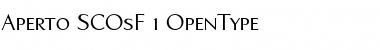 Download Aperto SCOsF Font Title Preview