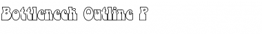 Download Bottleneck Outline P Regular Font Title Preview