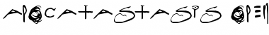 Download ApocataStasis Regular Font Title Preview
