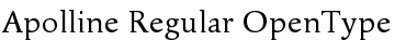 Download Apolline Regular Font Title Preview