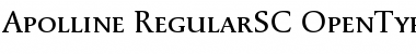 Download Apolline RegularSC Font Title Preview