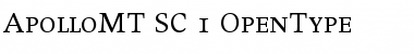 Download Apollo MT Small Caps & Oldstyle Figures Font Title Preview