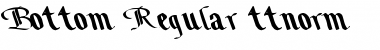 Download Bottom Regular Font Title Preview