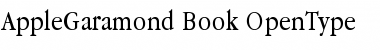 Download Apple Garamond Book Font
