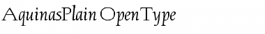 Download Aquinas Plain Font Title Preview