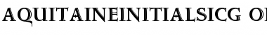 Download AquitaineInitialsICG Regular Font Title Preview
