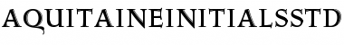 Download Aquitaine Initials Std Regular Font Title Preview