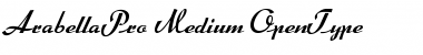 Download Arabella Pro Medium Font Title Preview
