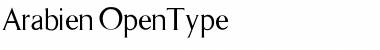 Download Arabien Regular Font Title Preview