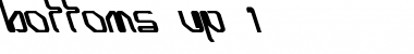 Download Bottoms Up 1 Bold Font Title Preview