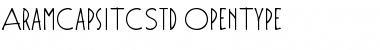Download Aram Caps ITC Std Regular Font Title Preview