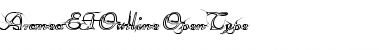 Download AraneaEF Outline Font Title Preview
