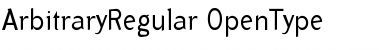 Download ArbitraryRegular Regular Font Title Preview