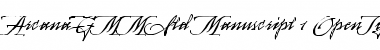 Download Arcana GMM Std Manuscript Font Title Preview
