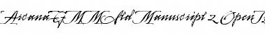 Download Arcana GMM Std Manuscript Font Title Preview