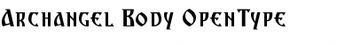 Download Archangel Body Font Title Preview