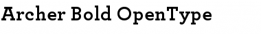 Download Archer Bold Font Title Preview