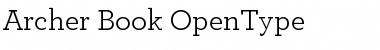 Download Archer Book Font Title Preview