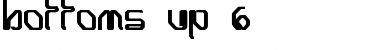 Download Bottoms Up 6 Bold Font Title Preview