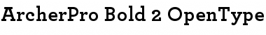 Download ArcherPro Bold Font Title Preview