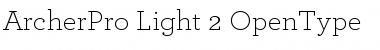 Download ArcherPro Light Font