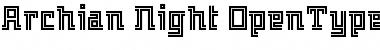 Download Archian Night Font Title Preview