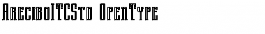 Download Arecibo ITC Std Regular Font Title Preview