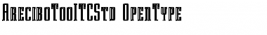 Download Arecibo Too ITC Std Regular Font Title Preview