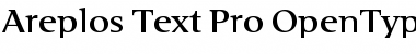 Download Areplos Text Pro Regular Font Title Preview