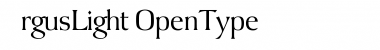 Download ArgusLight Regular Font Title Preview