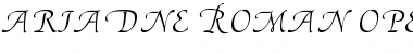 Download Ariadne Roman Font Title Preview
