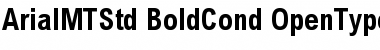Download Arial MT Std Bold Cond Font Title Preview