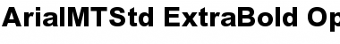 Download Arial MT Std Extra Bold Font Title Preview