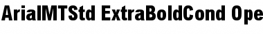 Download Arial MT Std Extra Bold Cond Font Title Preview