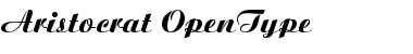 Download Aristocrat Regular Font Title Preview