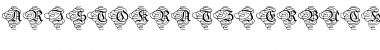 Download Aristokrat Zierbuchstaben Regular Font Title Preview