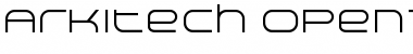 Download Arkitech Light Regular Font Title Preview