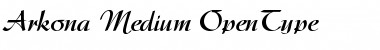 Download Arkona Medium Font Title Preview