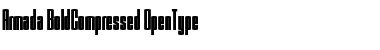 Download Armada BoldCompressed Font Title Preview
