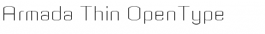 Download Armada Thin Font Title Preview