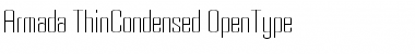 Download Armada ThinCondensed Font Title Preview