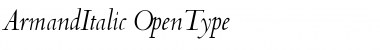 Download ArmandItalic Regular Font Title Preview