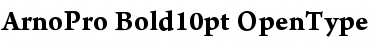 Download Arno Pro Bold 10pt Font