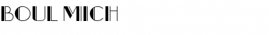 Download Boul Mich Regular Font Title Preview