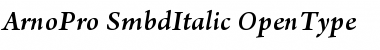 Download Arno Pro Semibold Italic Font