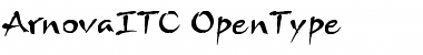 Download Arnova ITC Regular Font Title Preview