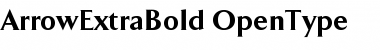 Download ArrowExtraBold Regular Font Title Preview